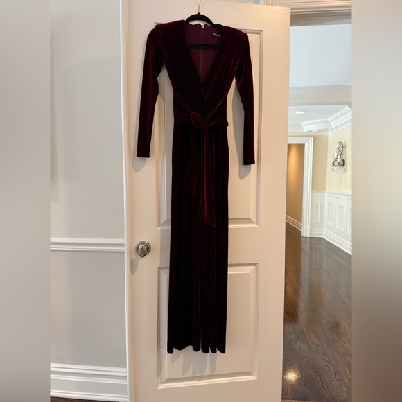 Nookie Red Long Sleeve V-Neck Jumpsuit - Picture 6 of 6